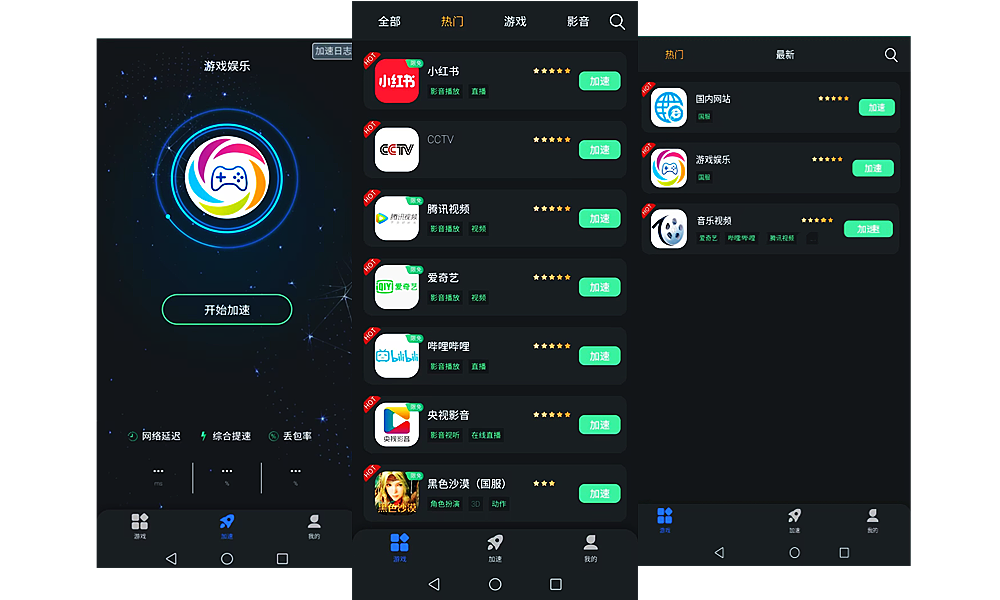 Android version Belink Accelerator